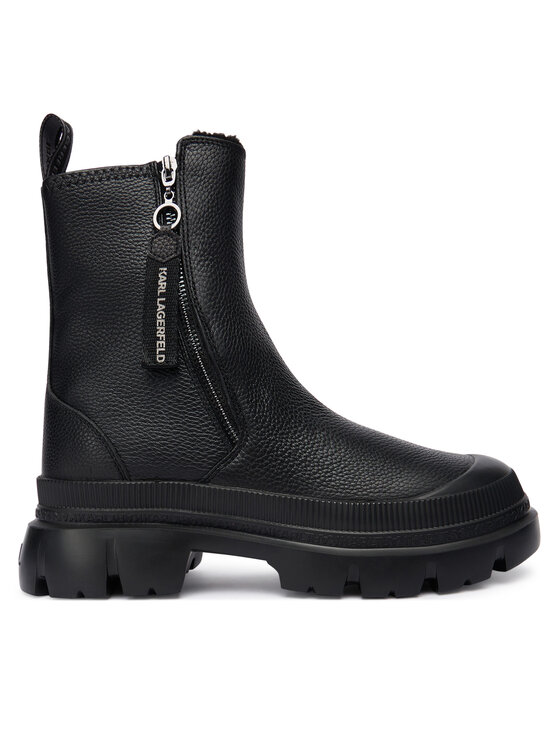 KARL LAGERFELD KARL LAGERFELD Polokozačky KL43566 Černá