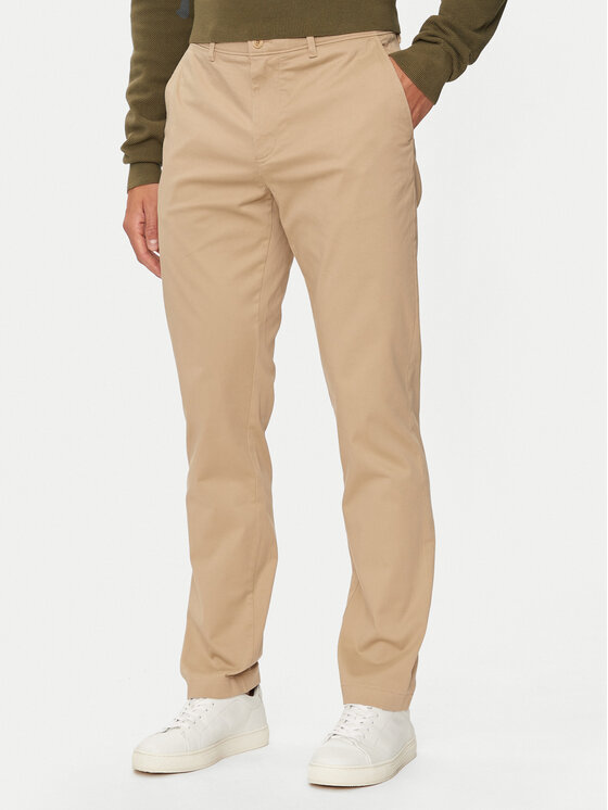 Tommy Hilfiger Chino Hlače Denton MW0MW37873 Bež Slim Fit