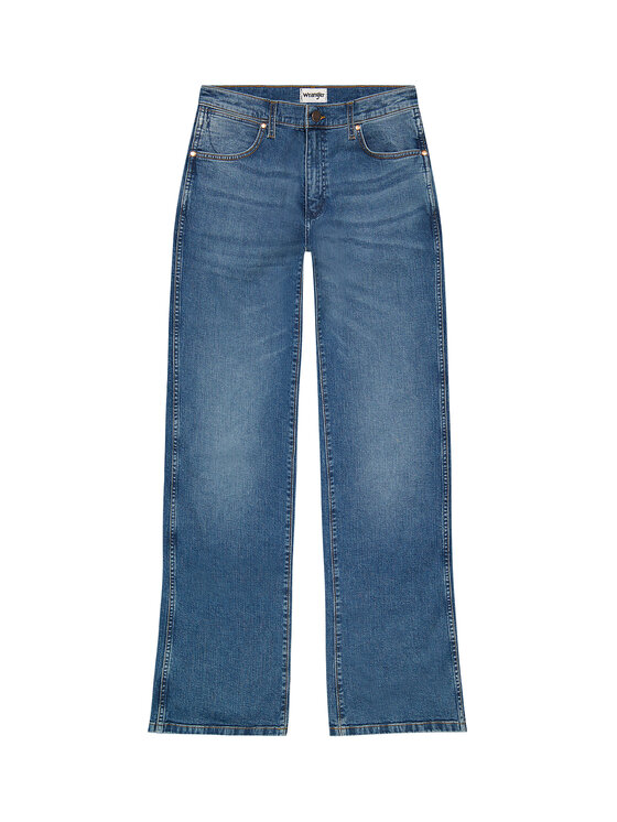 Wrangler Wrangler Jeansy Loose Boot Niebieski Loose Fit