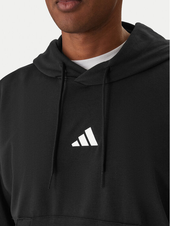 adidas adidas Mikina Essentials Feel Cozy JE3849 Čierna Regular Fit