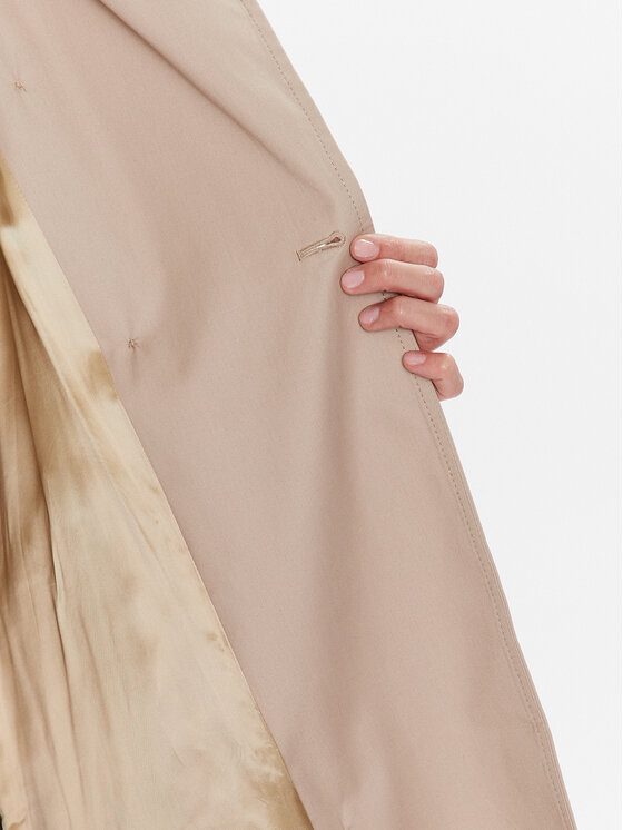 Tommy Hilfiger Tommy Hilfiger Trenčas WW0WW36960 Smėlio Regular Fit