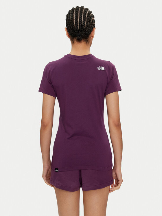 The North Face The North Face T-Shirt Simple Dome NF0A87NH Fialová Regular Fit