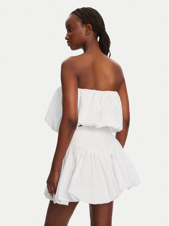 BARDOT BARDOT Μπλουζάκι Lissett Poplin 59795TB Λευκό Relaxed Fit