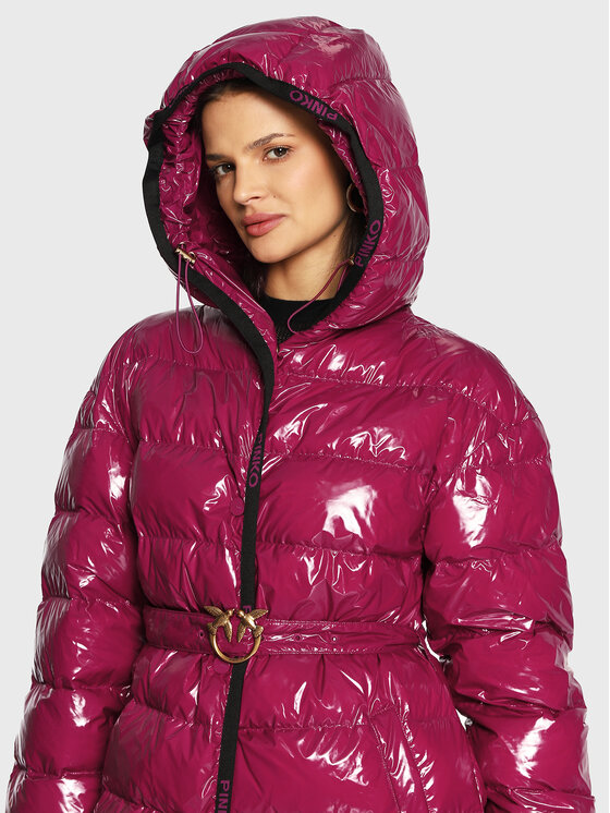 PINKO PINKO Prehodna jakna Ida 1G18CY A00N Bordo rdeča Regular Fit