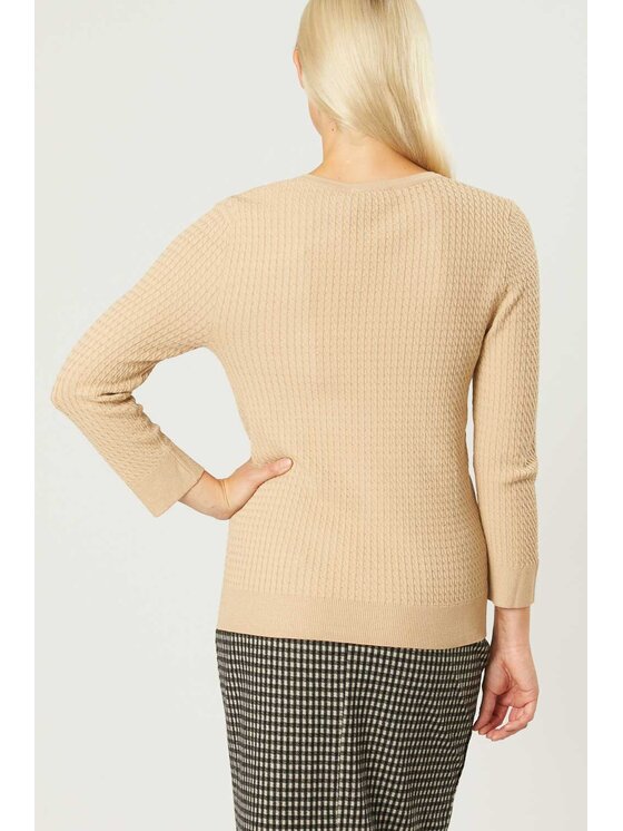 QUIOSQUE QUIOSQUE Svetr Quiosque 6NT004103 Béžová Regular Fit