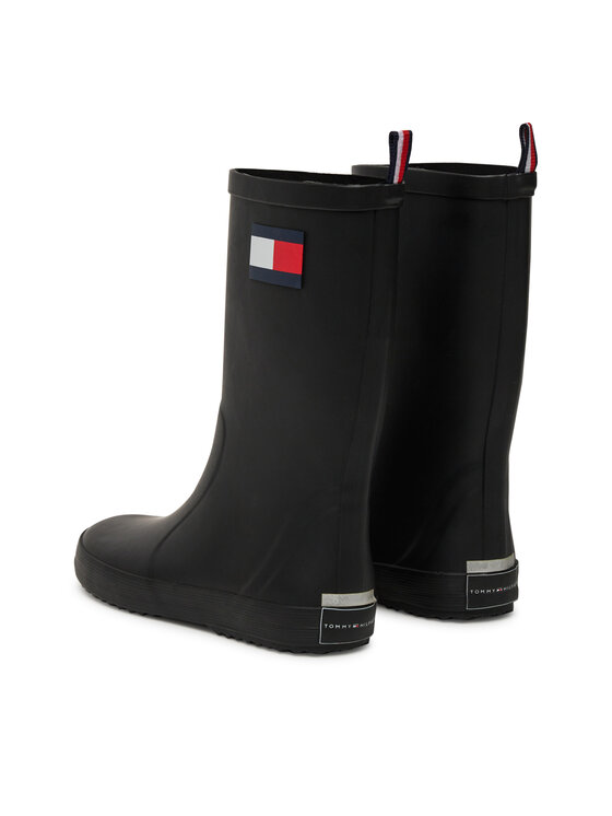 Tommy Hilfiger Tommy Hilfiger Гумени ботуши T3XC-33923-0047 S Черен