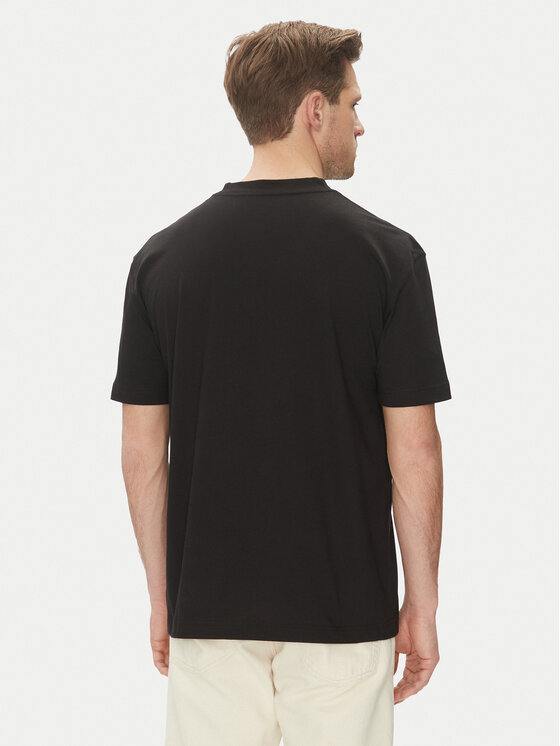 Calvin Klein Jeans Calvin Klein Jeans Marškinėliai Nyc 2025 J30J327524 Juoda Regular Fit