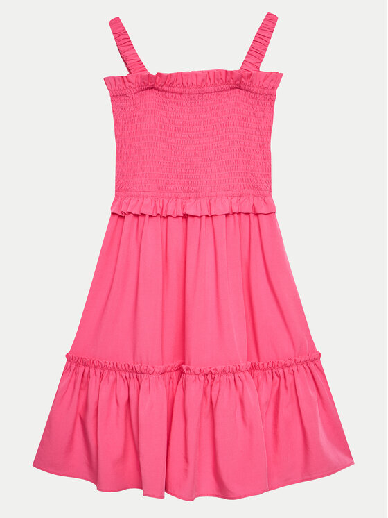 Guess Guess Sukienka codzienna J4GK27 WG5S2 Różowy Regular Fit