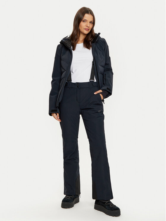 4F 4F Pantaloni de schi 4FWAW24TFTRF704 Negru Regular Fit