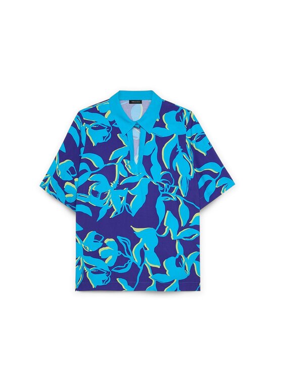 Fiorella Rubino Fiorella Rubino Blusa 2764T002257N0Z4 Turchese Boxy Fit