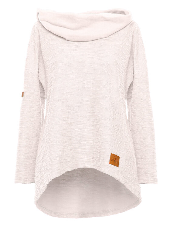 BeWear BeWear Bluza B131 Biały Baggy Fit