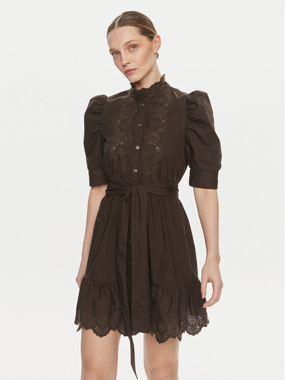 Gap Gap Φόρεμα πουκάμισο 792564 Μαύρο Regular Fit
