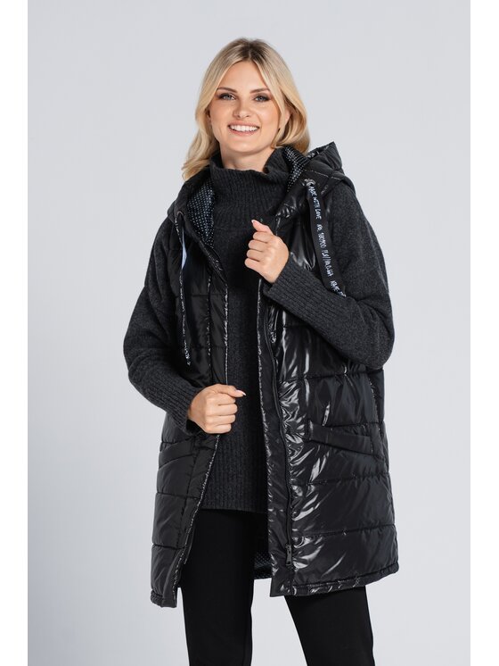 Look Made With Love Look Made With Love Bezrękawnik Look 944 Inga czarny Czarny Classic Fit