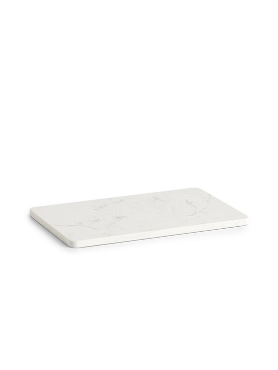 MIAhome MIAhome Deska  marmurowa kuchenna 28x18 cm MRAMOR Biały
