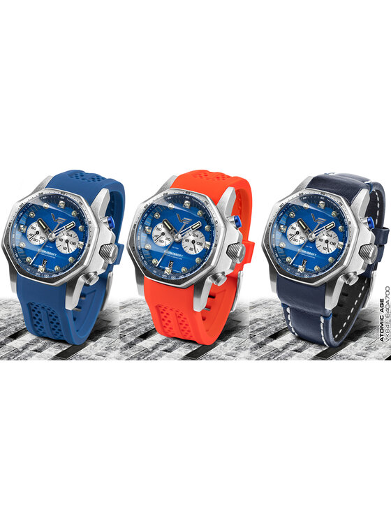 Vostok Europe Vostok Europe Zegarek VK64-640A700SR Czerwony