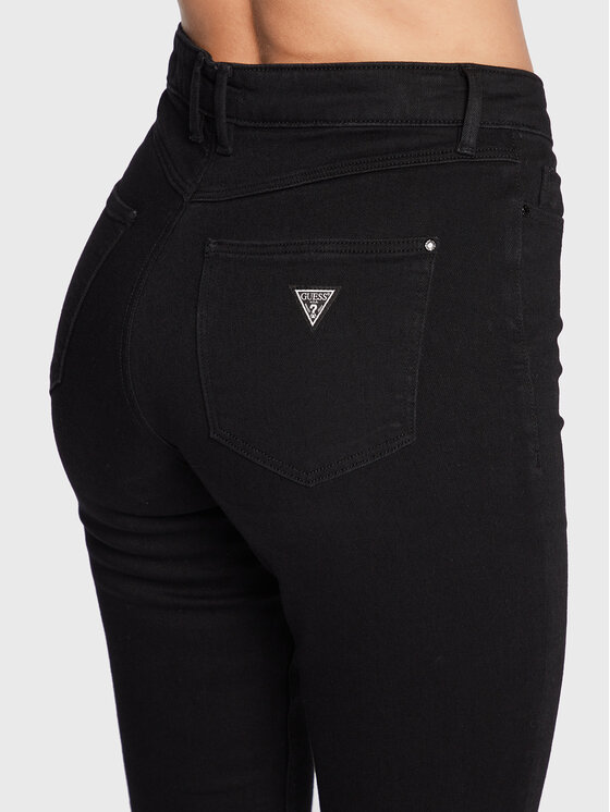 Guess Guess Jeansy 1981 W2YA46 D4PZ1 Czarny Skinny Fit