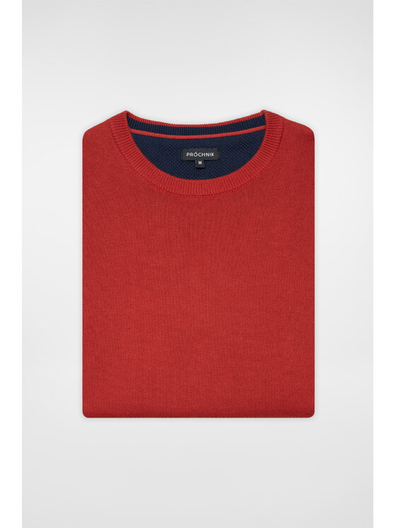 Próchnik Próchnik Sweter PM5 SW073223000116 Miedziany Regular Fit