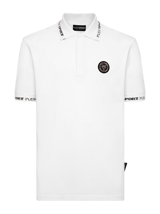 Plein Sport Plein Sport Polo 2479 Biały Slim Fit