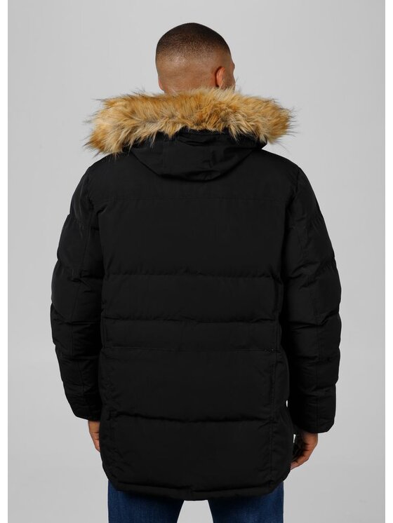 PITBULL PITBULL Kurtka zimowa AUTOMATIC Czarny Regular Fit