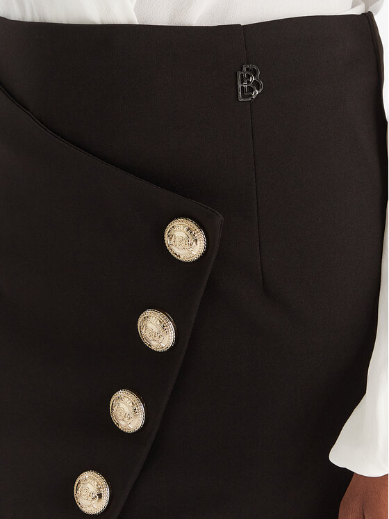 Babylon Babylon Puzdrová sukňa S00609 Čierna Regular Fit