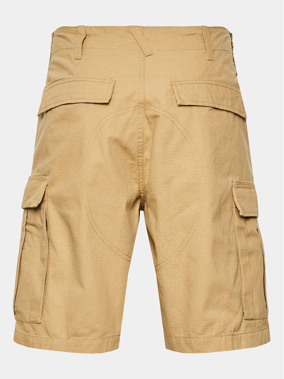 Element Element Pantaloncini di tessuto Legion Cargo ELYWS00103 Beige Regular Fit