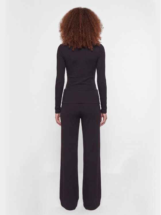 BASICLO BASICLO Spodnie materiałowe W-1321-99 Czarny Regular Fit