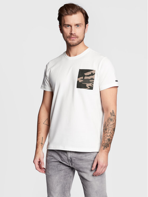 Pepe Jeans ORIGINAL STRETCH - T-shirt imprimé - grey marl/gris chiné