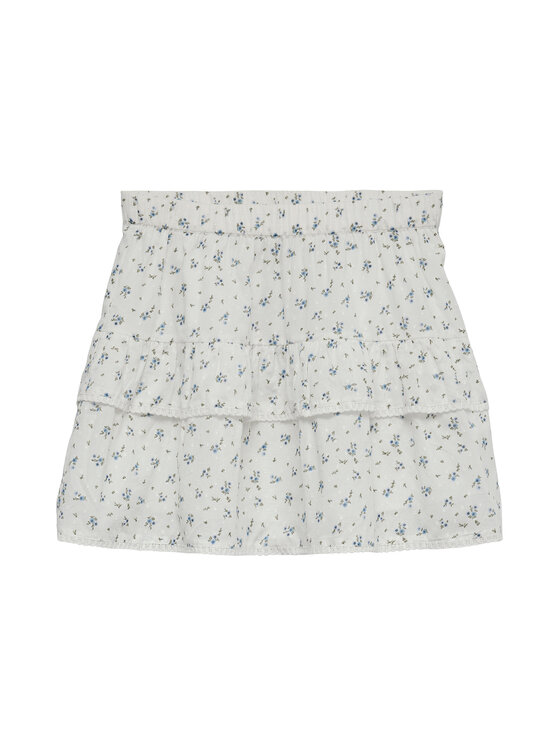 Vero Moda Vero Moda Fustă mini Trine 10342736 Alb Regular Fit