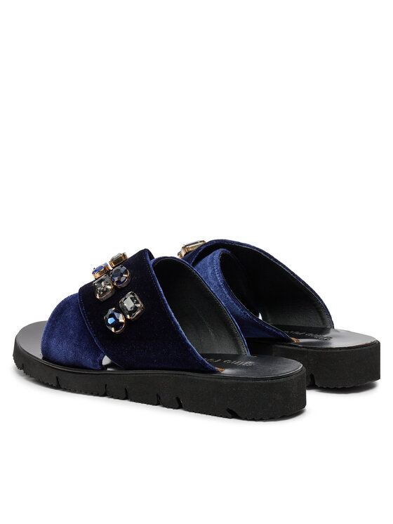 GINO ROSSI Gino Rossi Klapki Saylee DL046N-TWO-TK00-5700-P Granatowy
