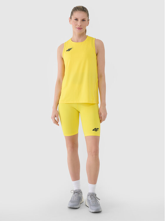 4F 4F Kolarki NOS Żółty Slim Fit