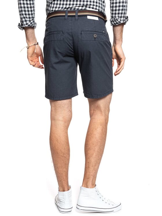 Mustang Mustang Pantaloncini di tessuto DENVER SHORT Blu Regular Fit