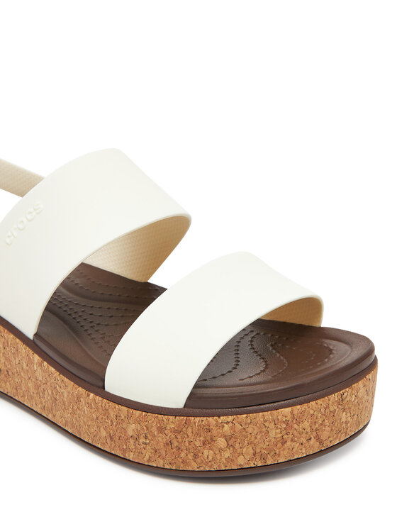 Crocs Crocs Sandaalid Brooklyn Cork Low Wedge 211144 Ekrüüvärv