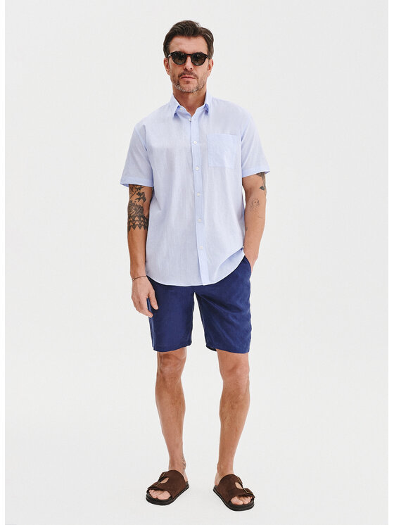 Pako Lorente Pako Lorente Koszula P25SF-1K-003 Niebieski Regular Fit