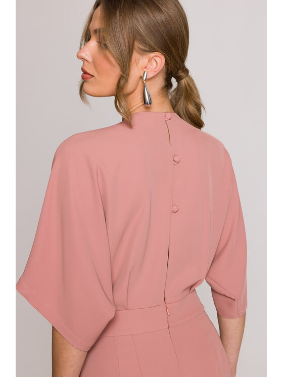 Stylove Stylove Jumpsuit S395 Rosa Sexy Straight Fit