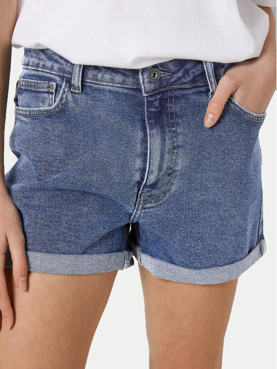 Noisy May Noisy May Szorty jeansowe Moni 27029489 Niebieski Slim Fit