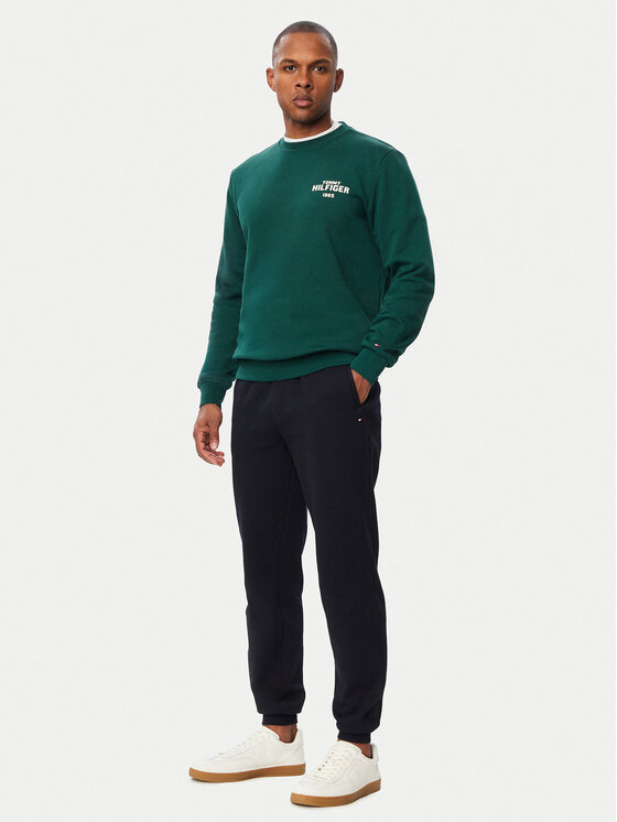 Tommy Hilfiger Tommy Hilfiger Spodnie dresowe Essential MW0MW44990 Granatowy Regular Fit
