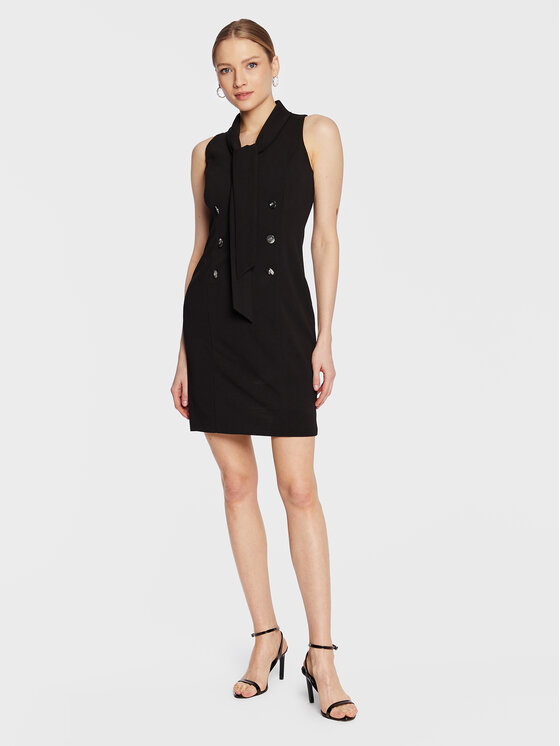 DKNY DKNY Sukienka koktajlowa DD3A1852 Czarny Slim Fit