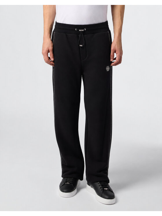 PHILIPP PLEIN PHILIPP PLEIN Teplákové kalhoty 31119 Černá Jogger Fit