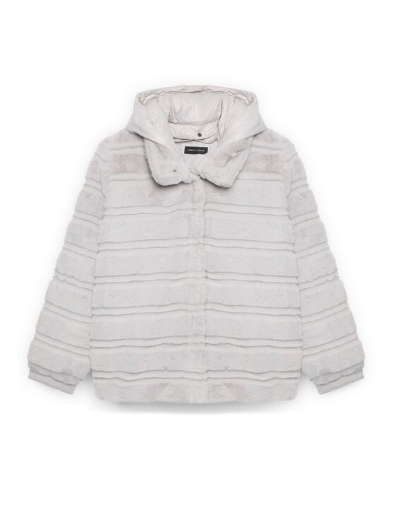 Fiorella Rubino Fiorella Rubino Cappotto invernale F486T001387N013 Grigio Boxy Fit