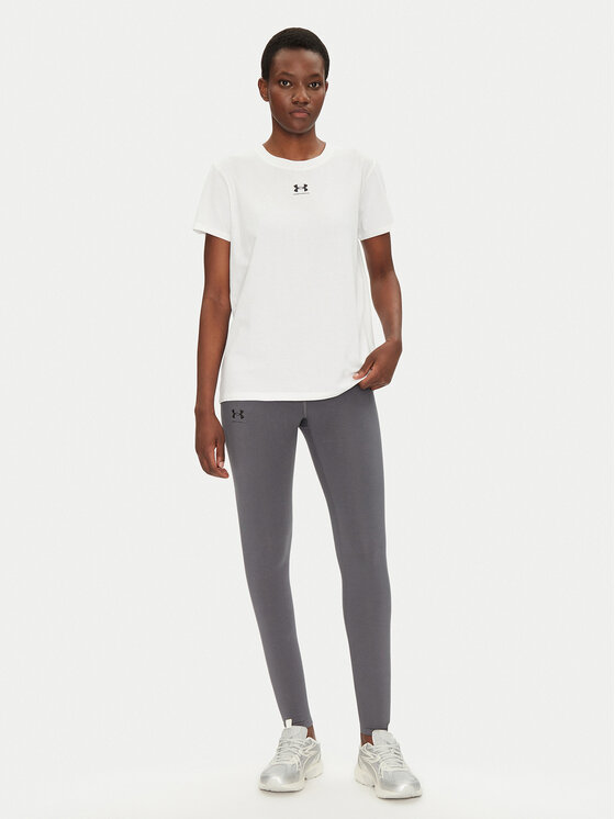Under Armour Under Armour Treniņkrekls Rival Core 1383648 Balts Regular Fit