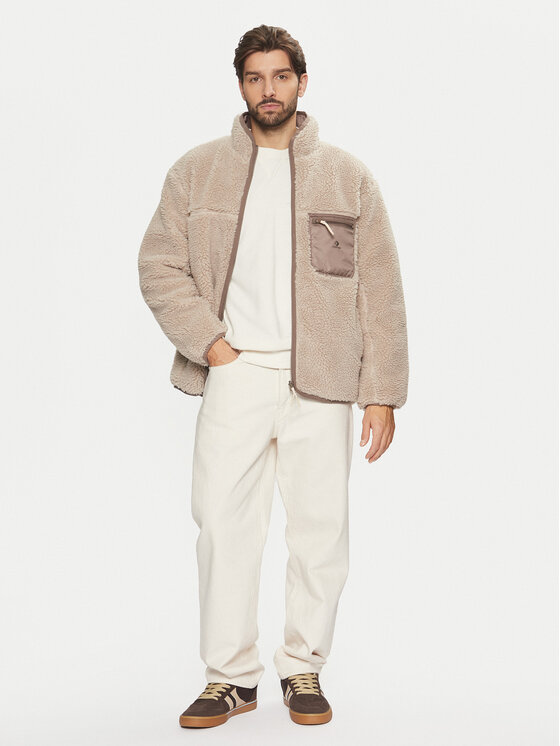 Converse Converse Демісезонна куртка 10026727-A01 Бежевий Relaxed Fit