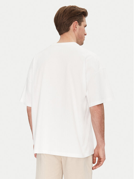 Resteröds Resteröds T-Shirt Dev 20251 2055 Biały Regular Fit
