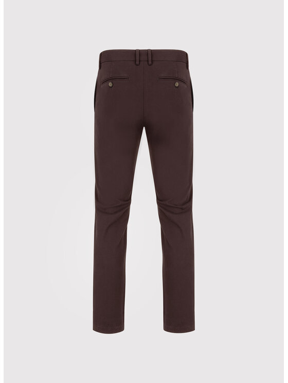 Pako Lorente Pako Lorente Chinosy P26WB-WX-002 Brązowy Slim Fit