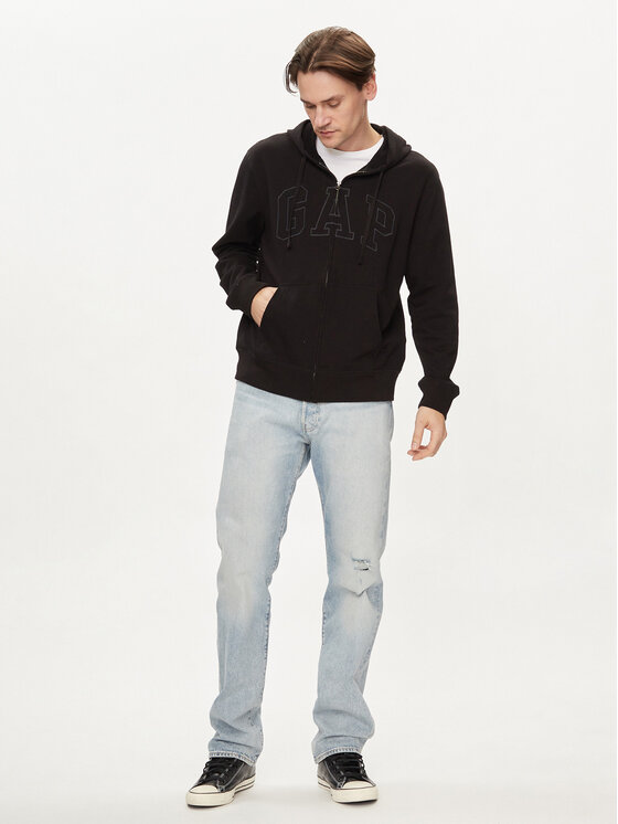 Gap Gap Світшот 868454-00 Чорний Regular Fit