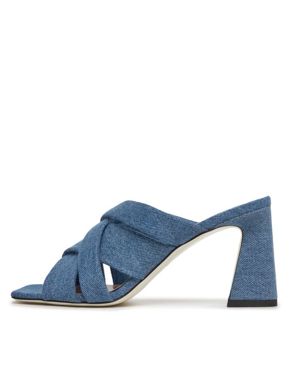 Pollini Pollini Klapki SA28117C1ITQ0707 Niebieski