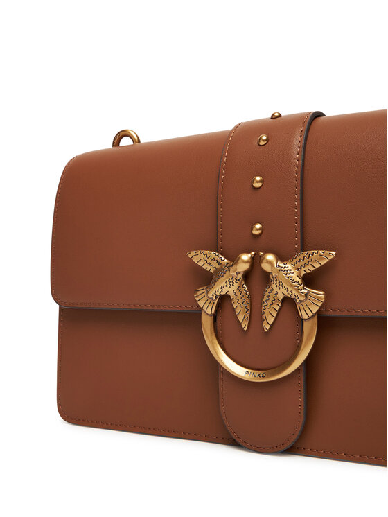 PINKO PINKO Torebka Love One Classic ST.CL Al 25-26 PLTT 105857 A0F1 Brązowy