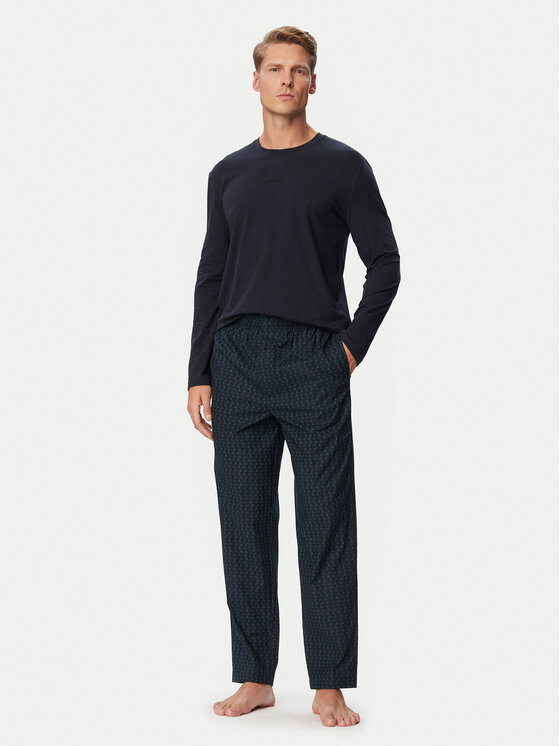 BOSS BOSS Пижама Chris 50571448 Тъмносин Regular Fit