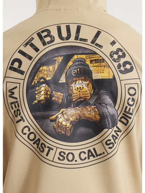 PITBULL PITBULL Bluza DRIVING Beżowy Regular Fit