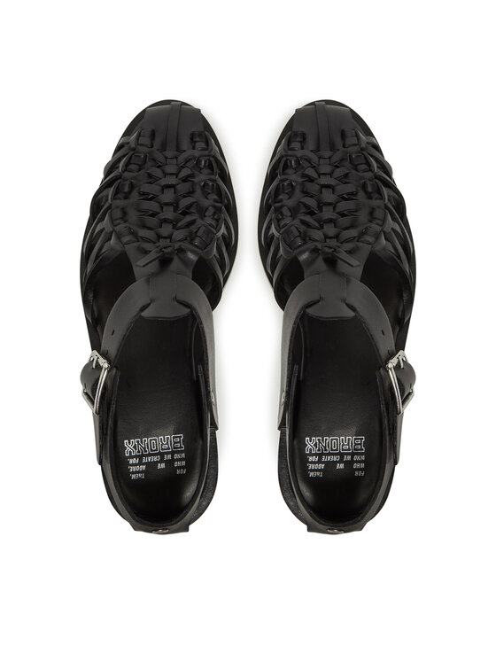 Bronx Bronx Sandale Next-Wagon 66580-W Negru
