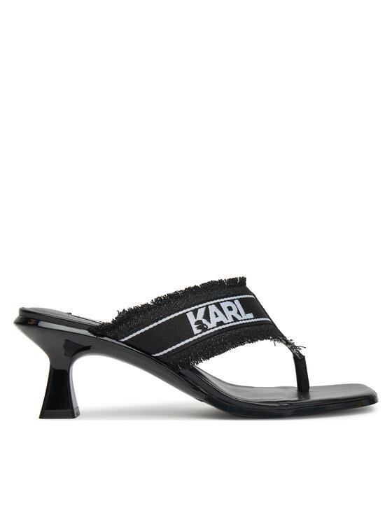 Flip flop KARL LAGERFELD Panache II KL30104 Negru